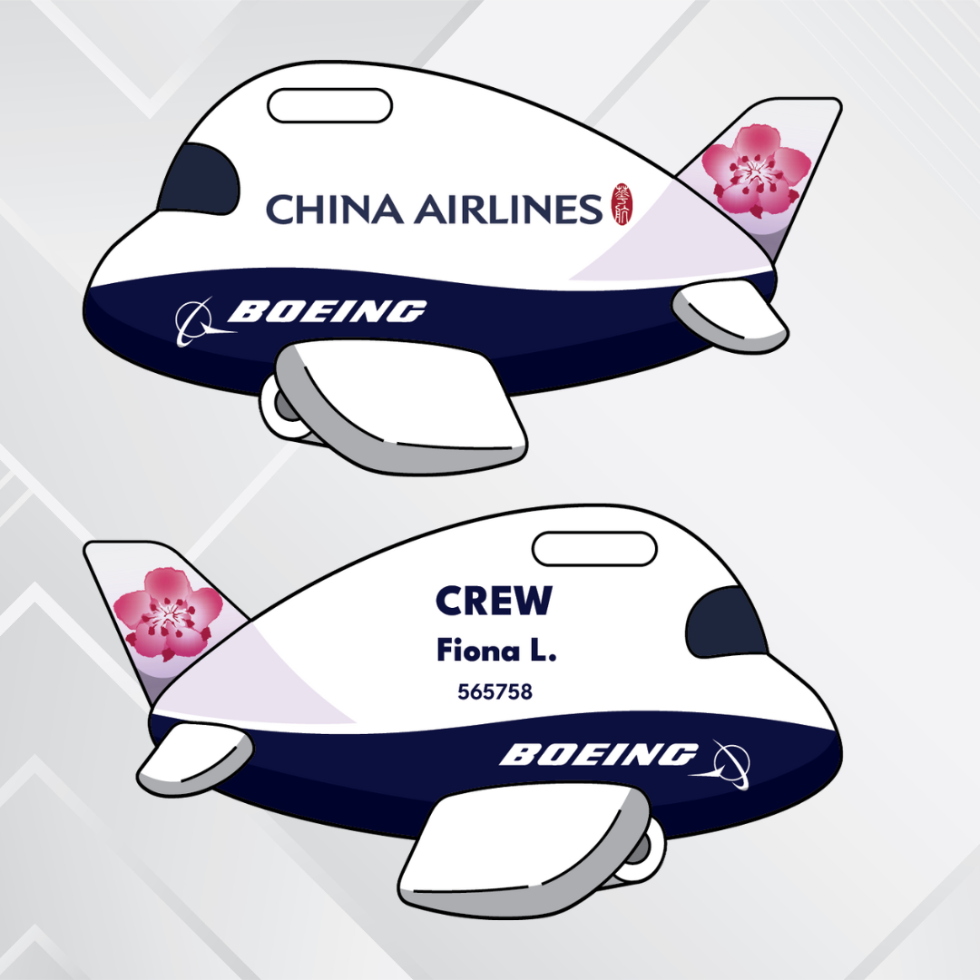 Airplane Tag - Taiwan Airliners