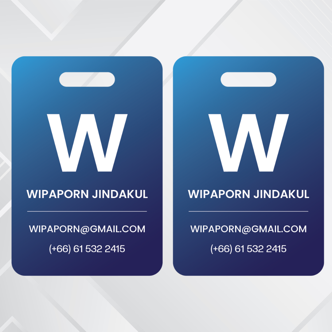 Passenger luggage tag collection 2