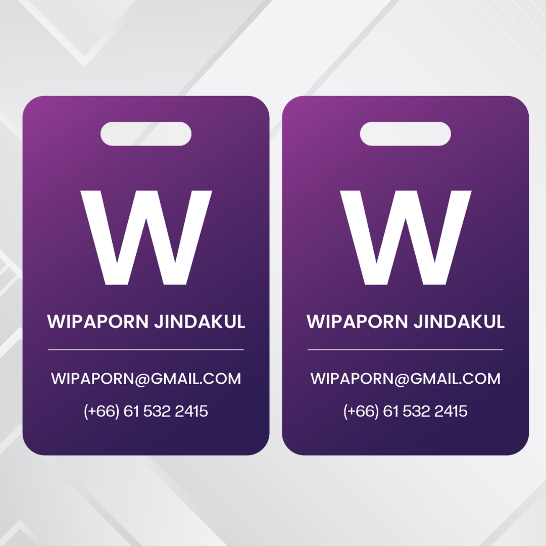 Passenger luggage tag collection 2