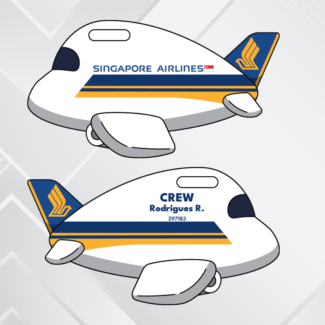 Airplane tag - Malaysia, Singapore