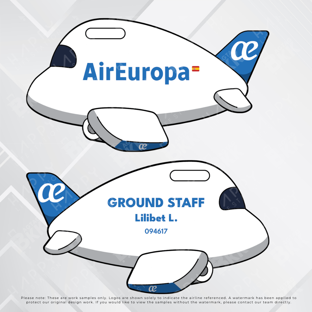 Airplane Tag - Europe Airliners
