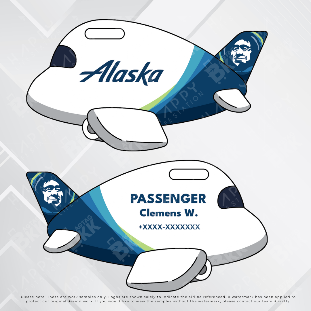Airplane Tag - North America Airliners