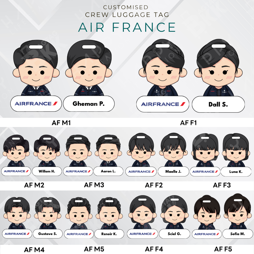 Air France Airlines Crew