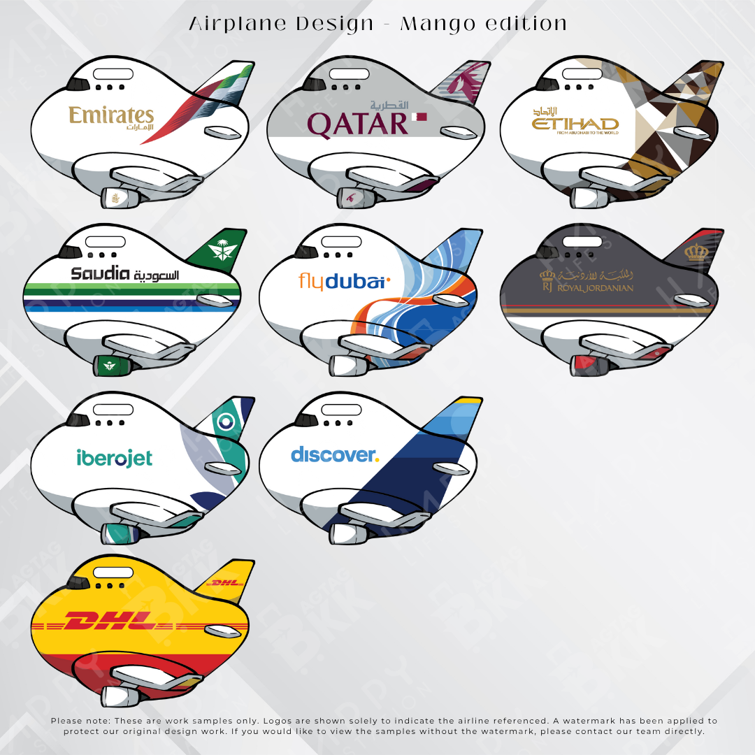 Airplane tag (Mango edition1)