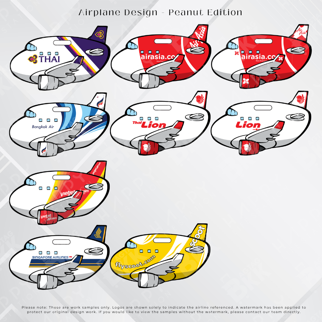 Airplane tag (Peanut edition)