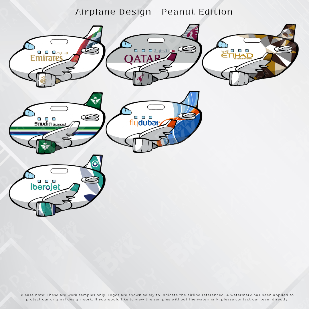 Airplane tag (Peanut edition)