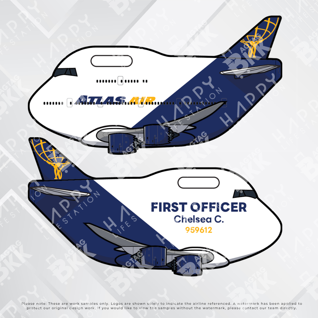 Airplane tag (Boeing 747)