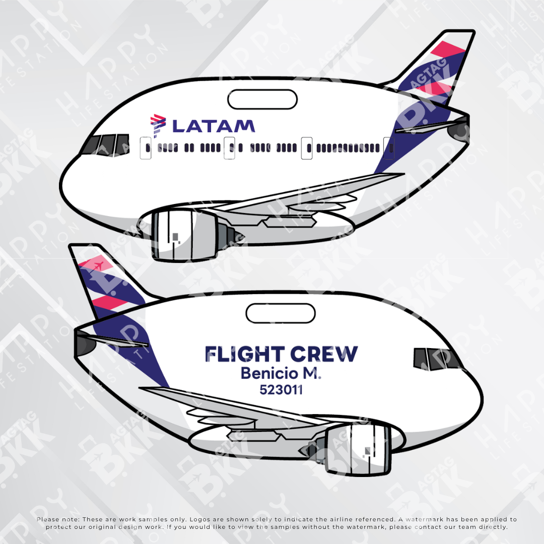 Airplane tag (Boeing 777)