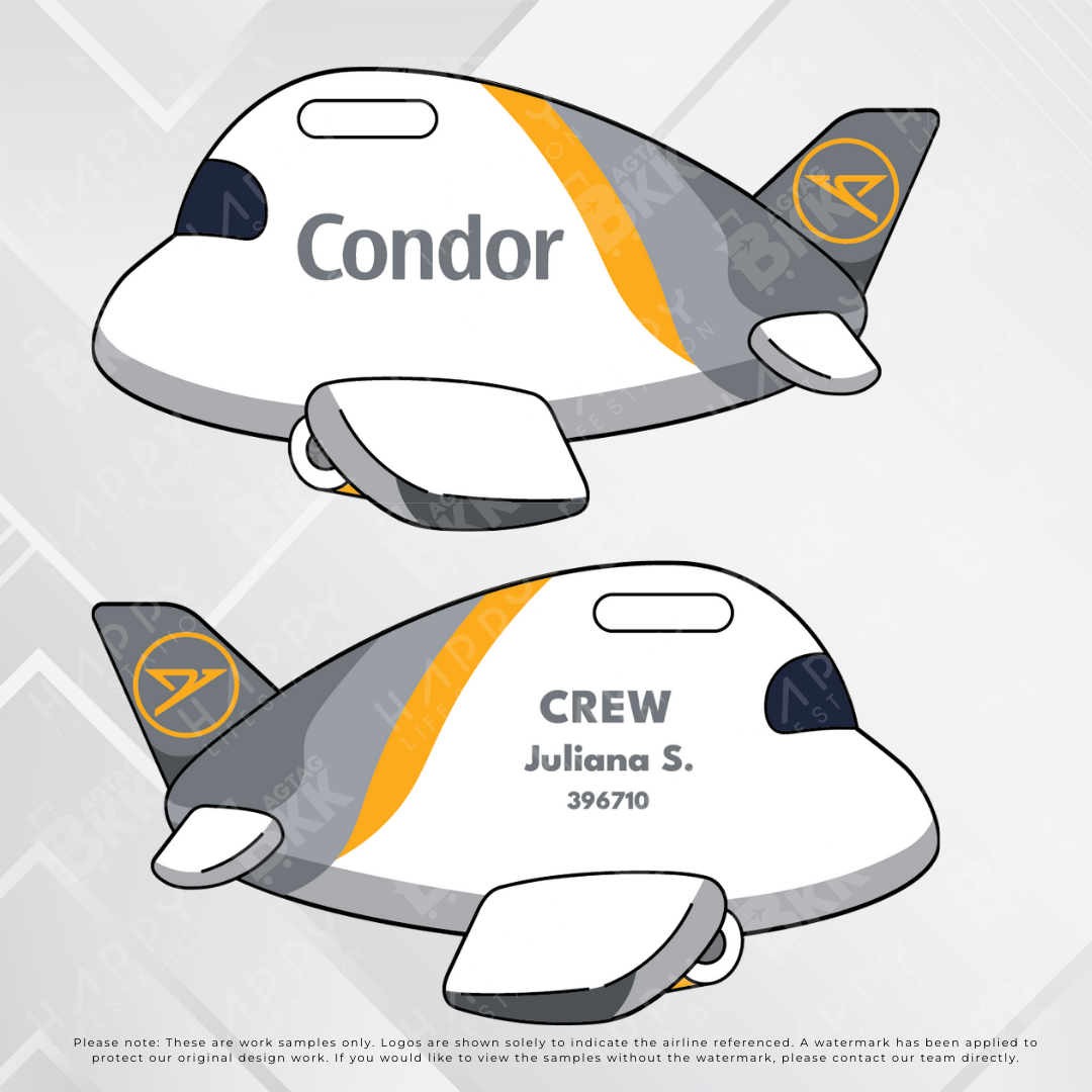 Airplane Tag - Europe Airliners