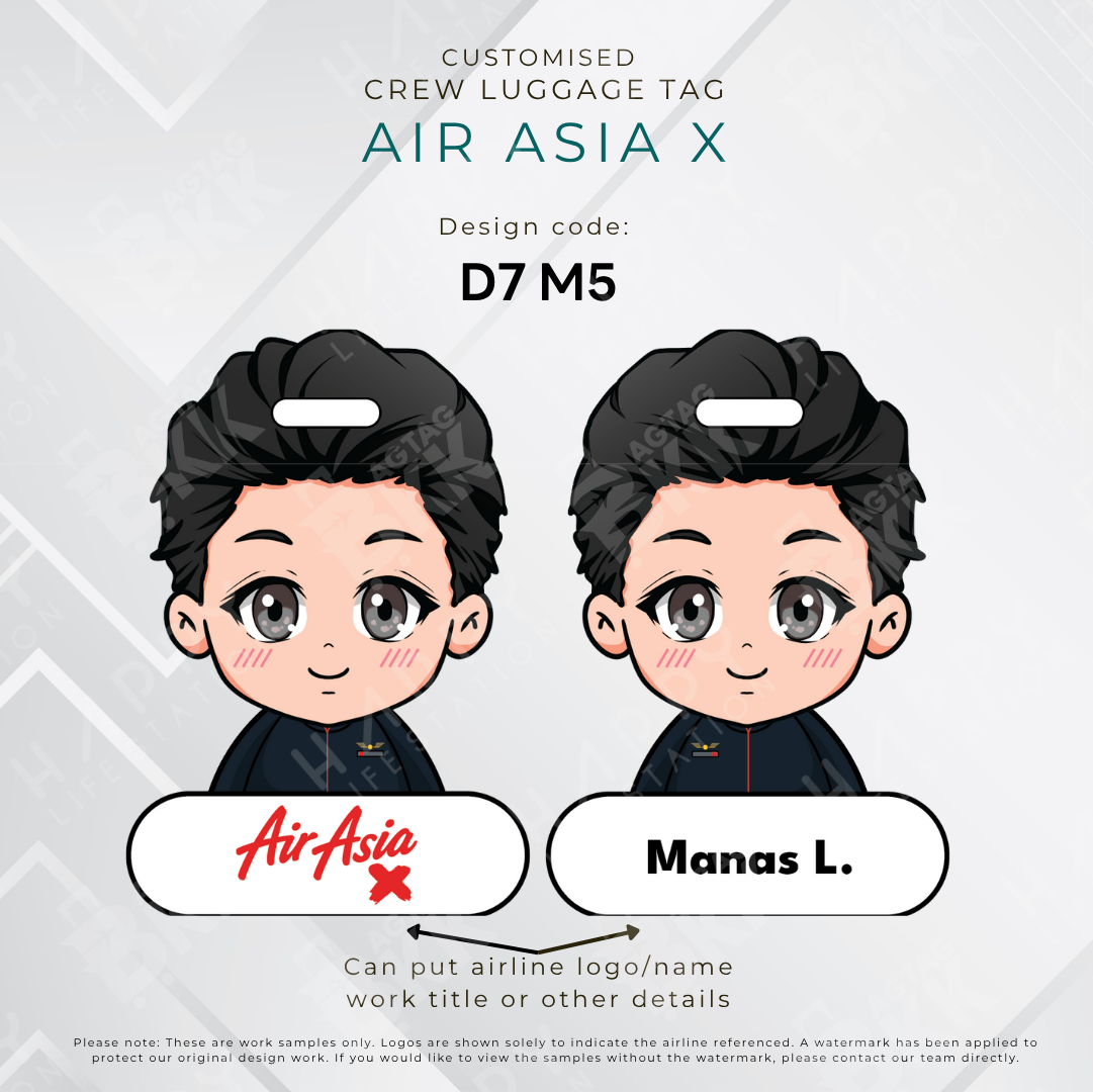 Air Asia X Crew - Anime Version