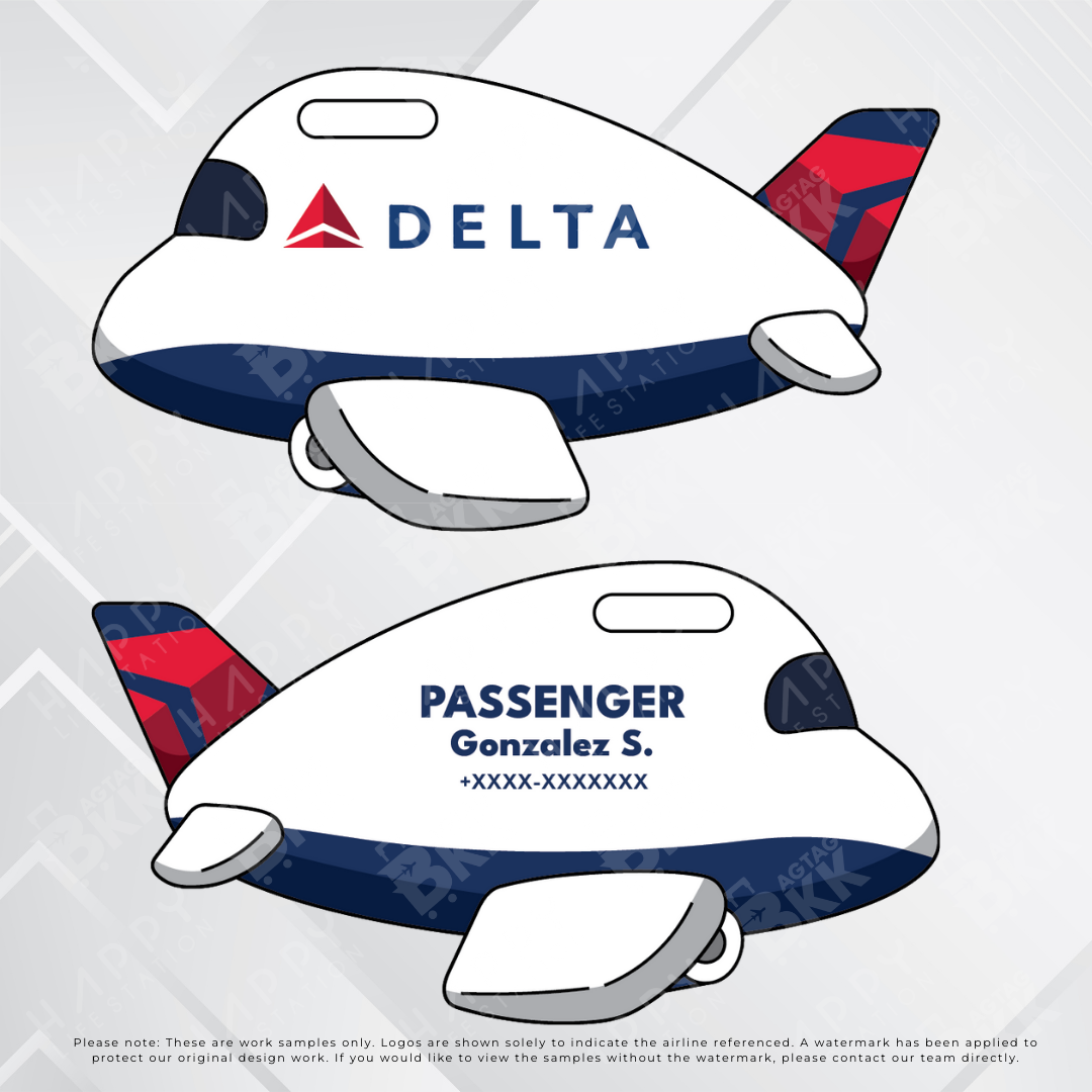 Airplane Tag - North America Airliners