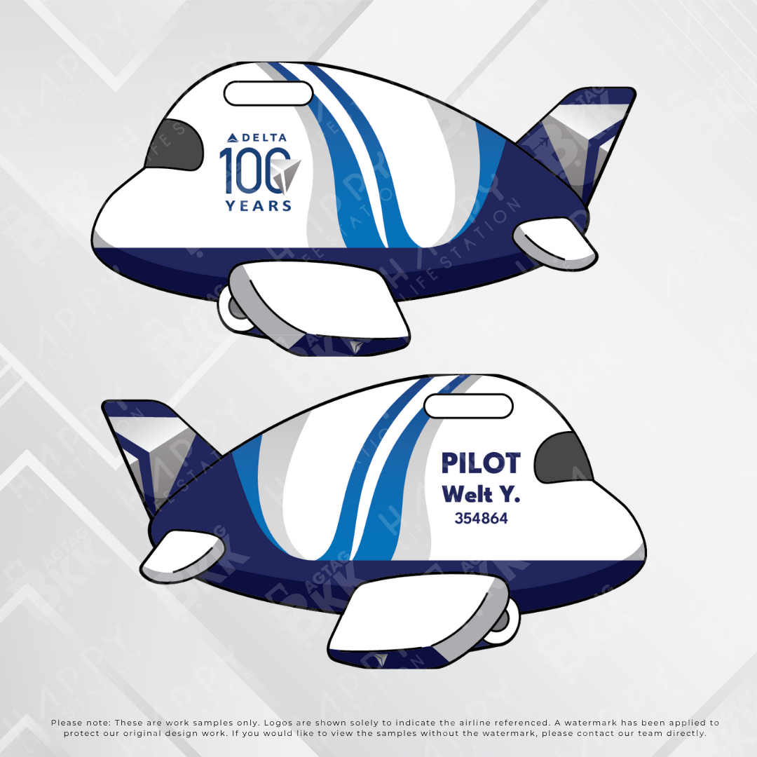 Airplane Tag - North America Airliners