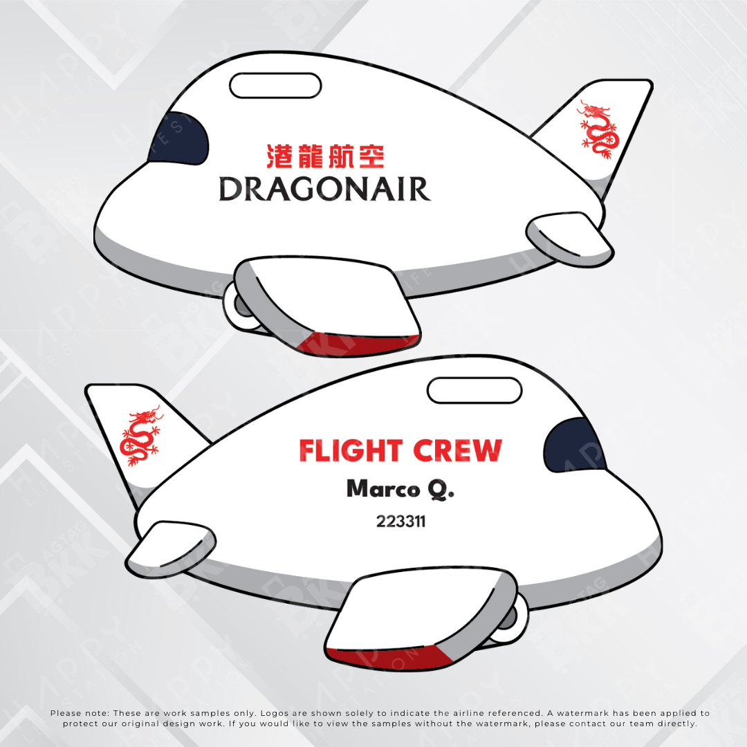 Airplane tag - Hong kong and Mainland China Airliners