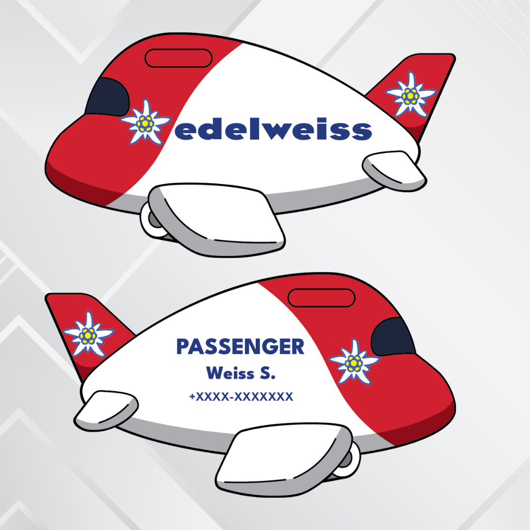 Airplane Tag - Europe Airliners