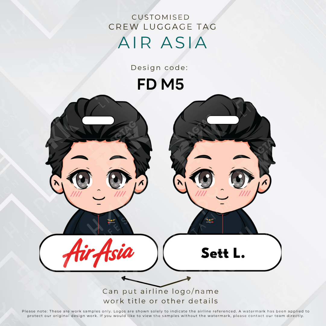Air Asia Crew - Anime Version