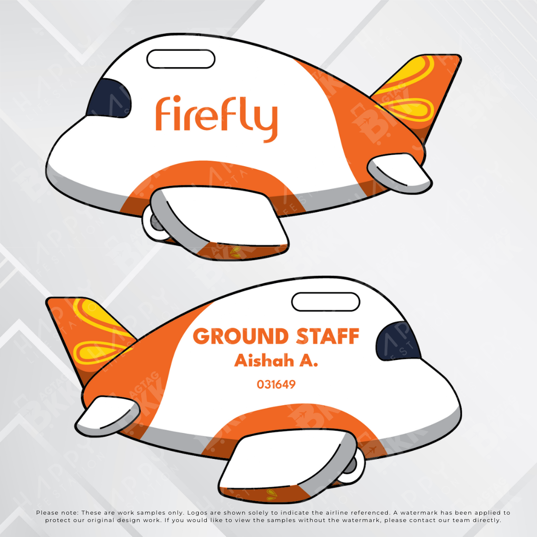 Airplane tag - Malaysia, Singapore