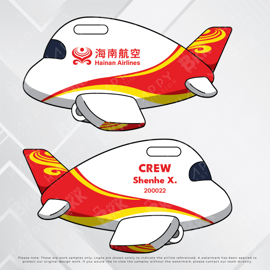 Airplane tag - Hong kong and Mainland China Airliners