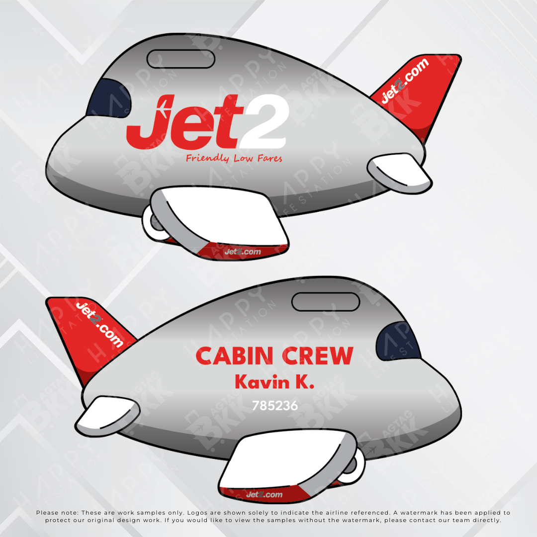 Airplane Tag - Europe Airliners