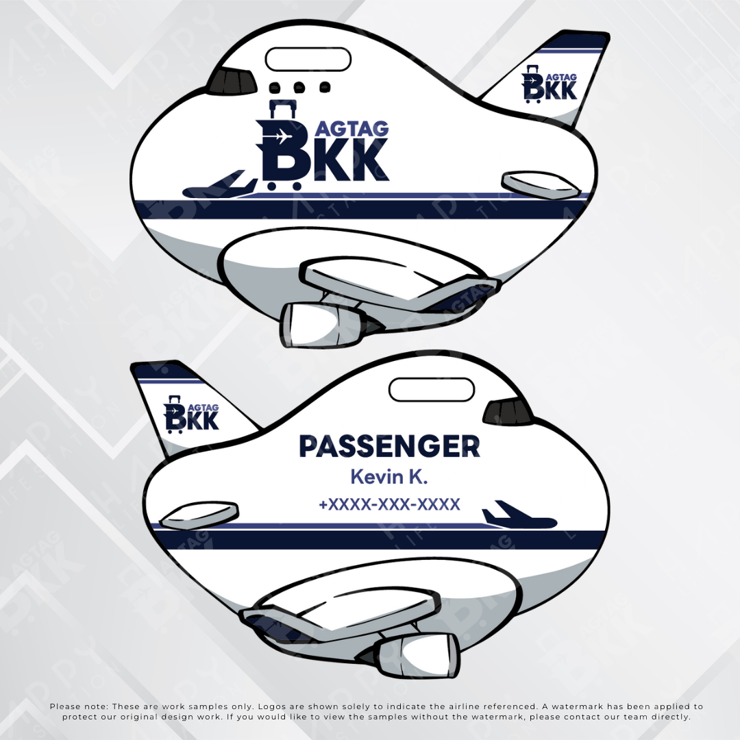 Airplane tag - Airline alliances (Passenger tag)