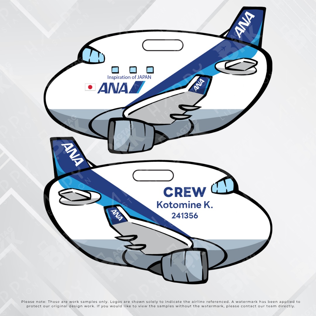 Airplane tag (Peanut edition)