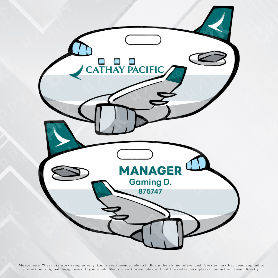 Airplane tag (Peanut edition)