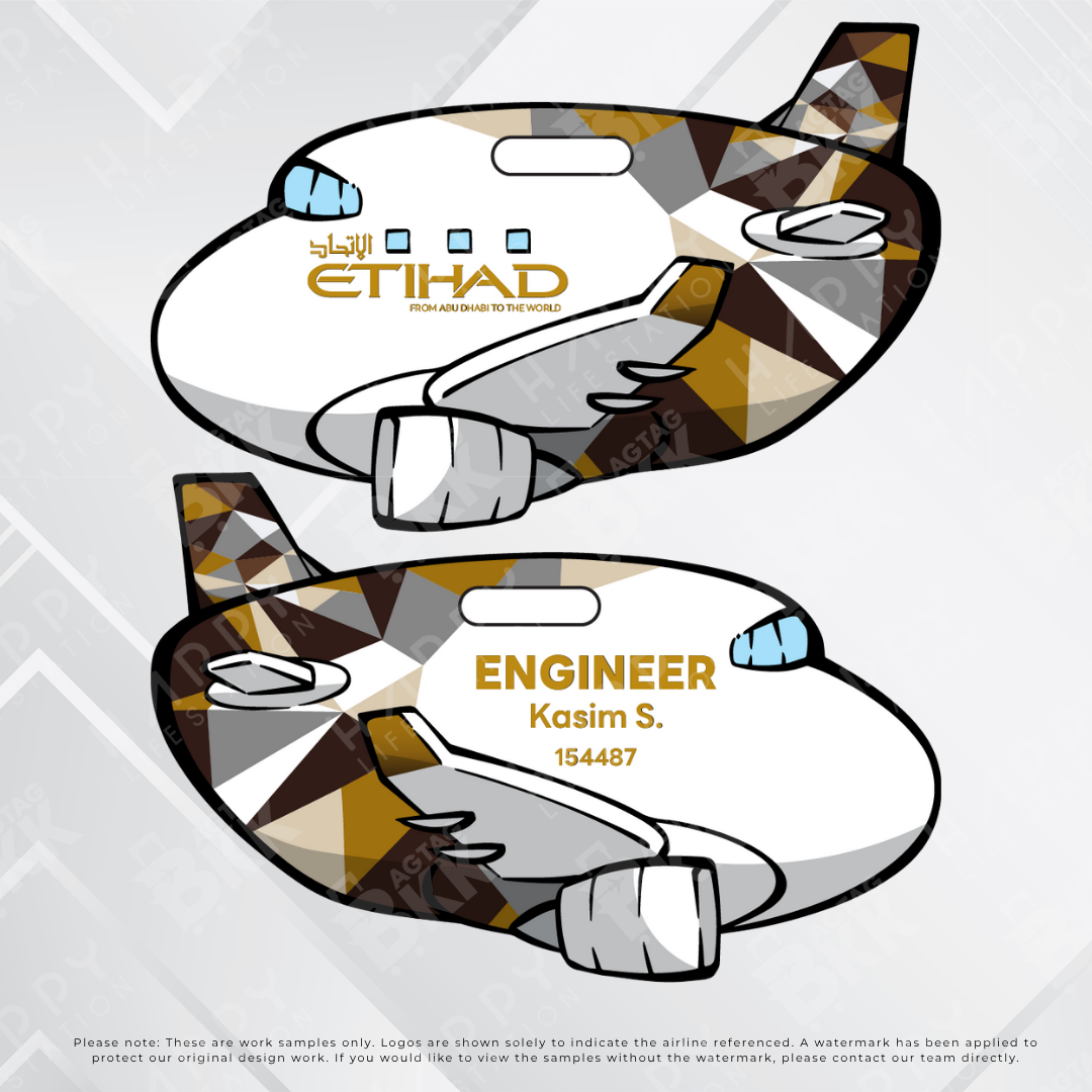 Airplane tag (Peanut edition)