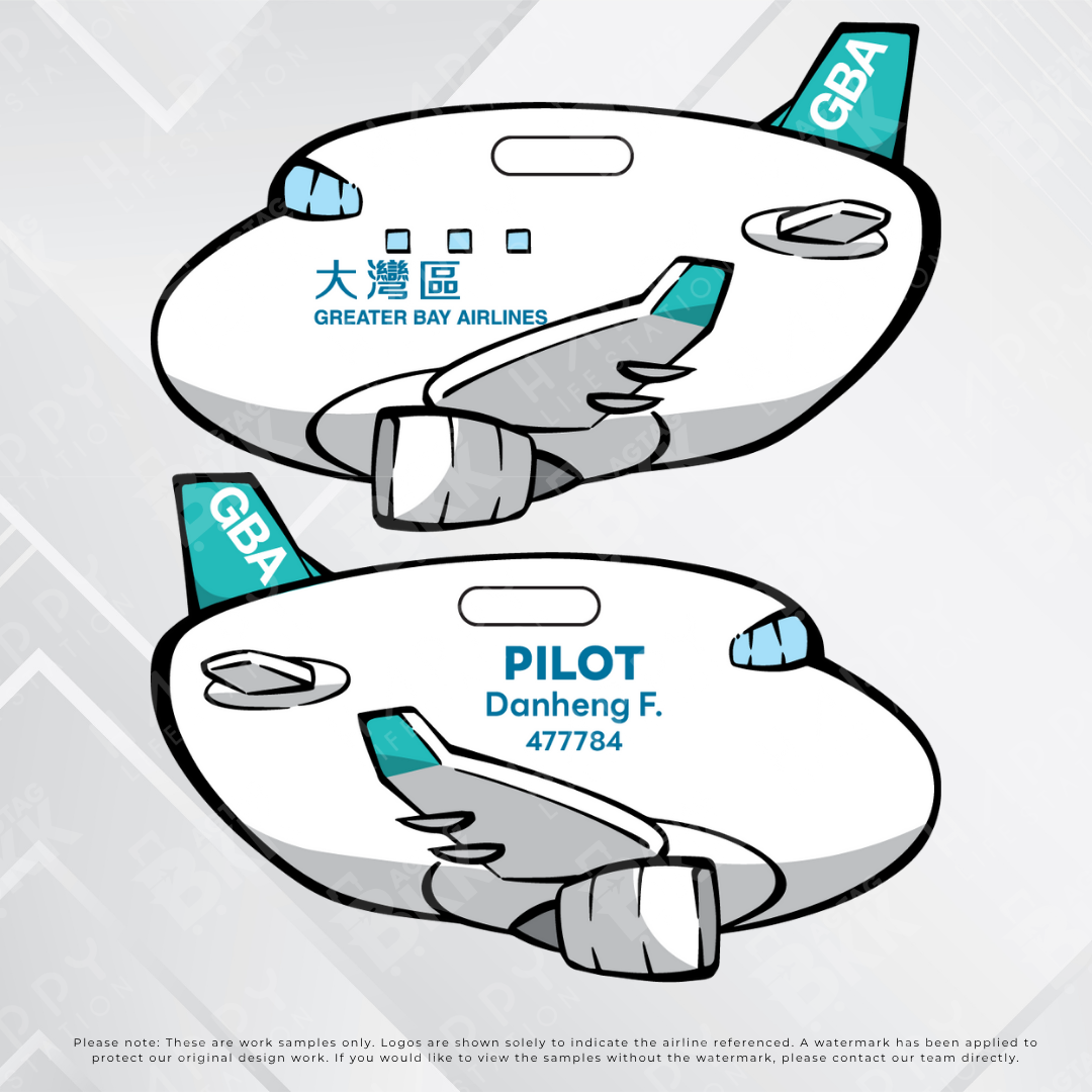 Airplane tag (Peanut edition)