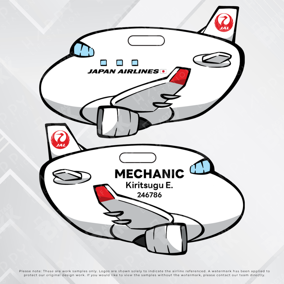 Airplane tag (Peanut edition)