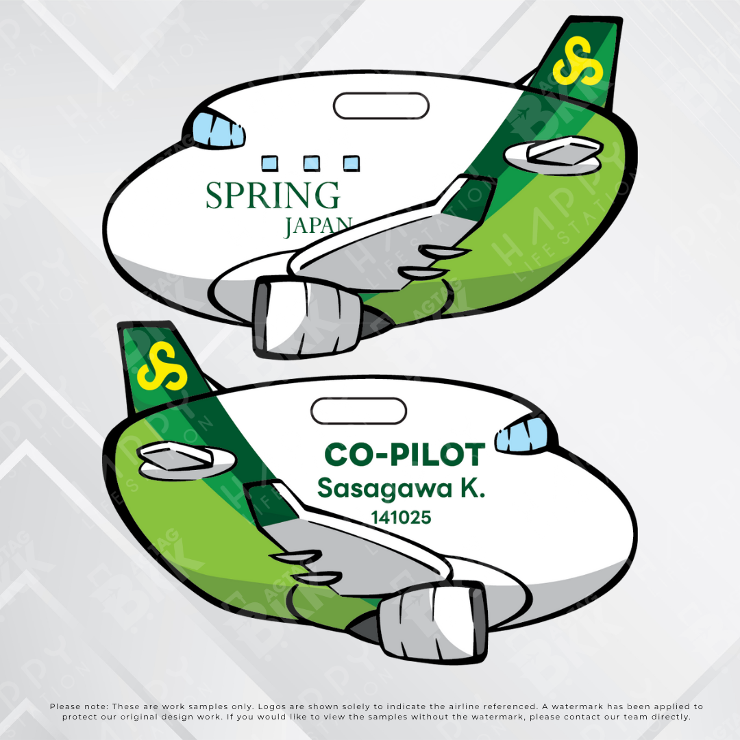 Airplane tag (Peanut edition)