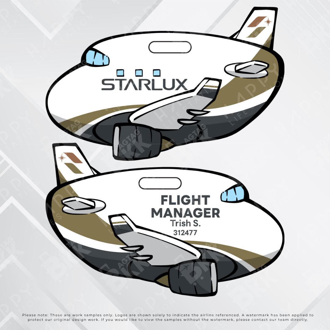 Airplane tag (Peanut edition)