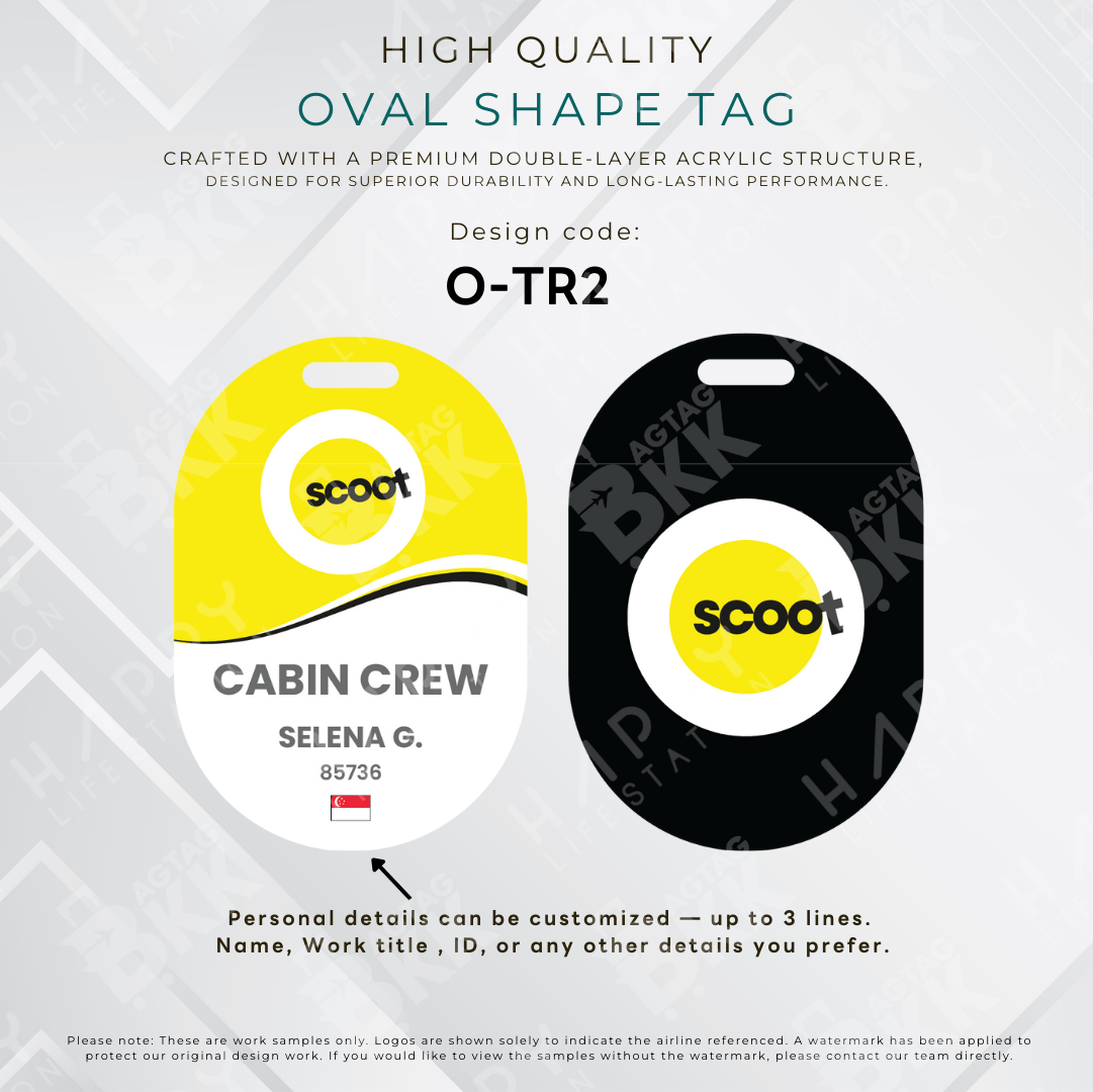 Oval Shape - Singapore and Malaysia Airliners