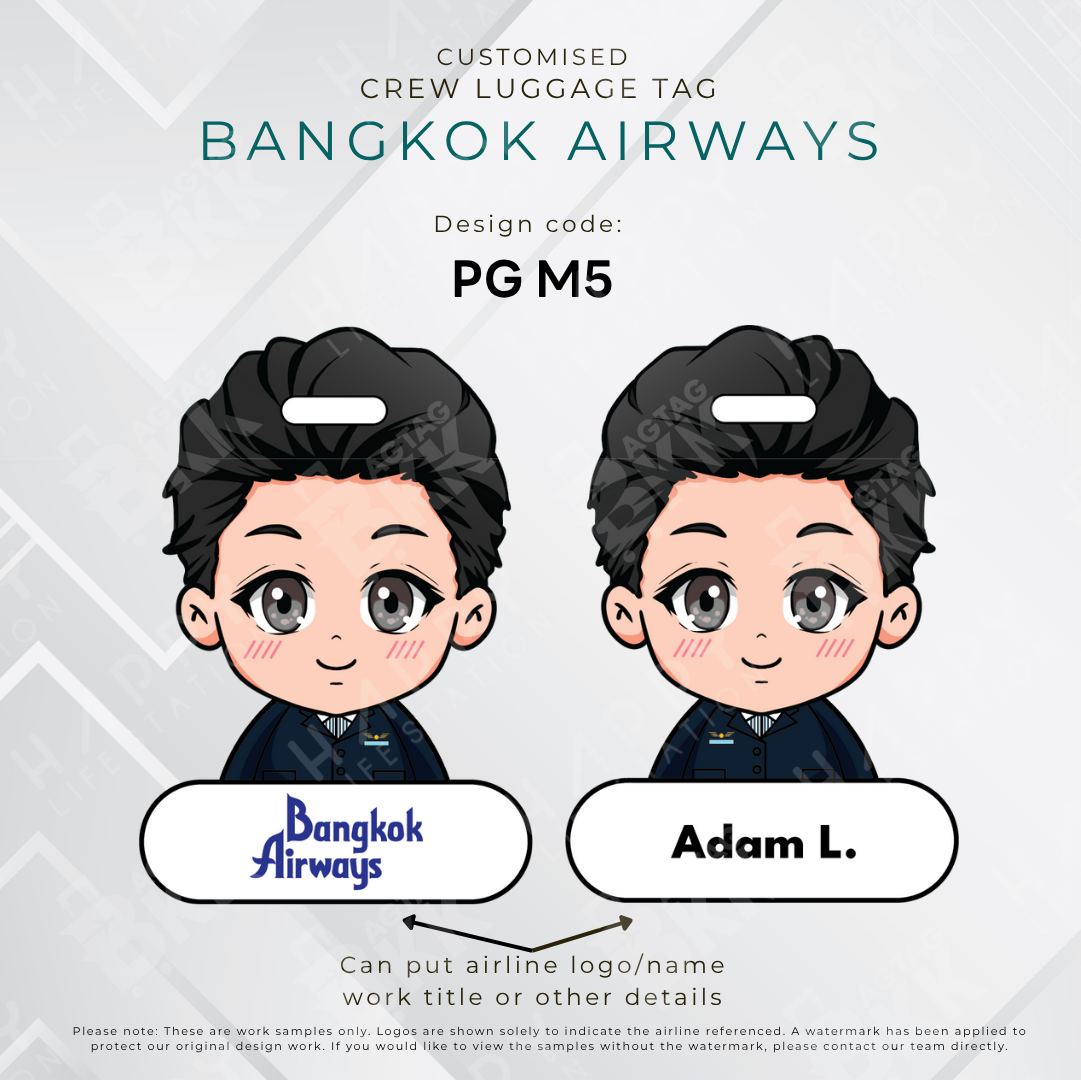 Bangkok Airways Crew - Anime Version