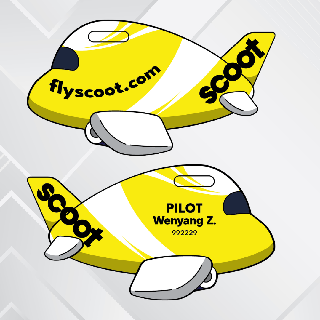 Airplane tag - Malaysia, Singapore