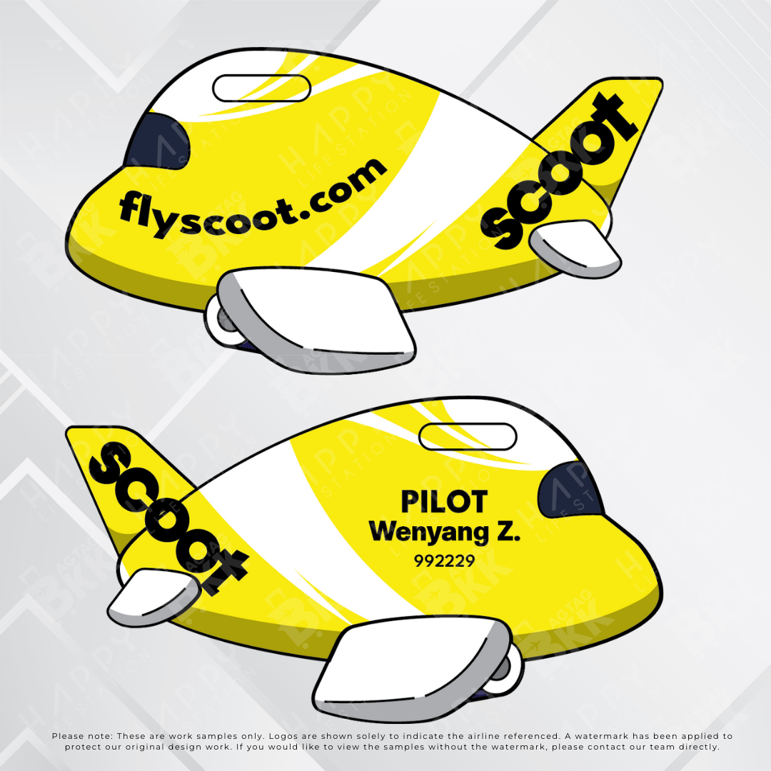 Airplane tag - Malaysia, Singapore