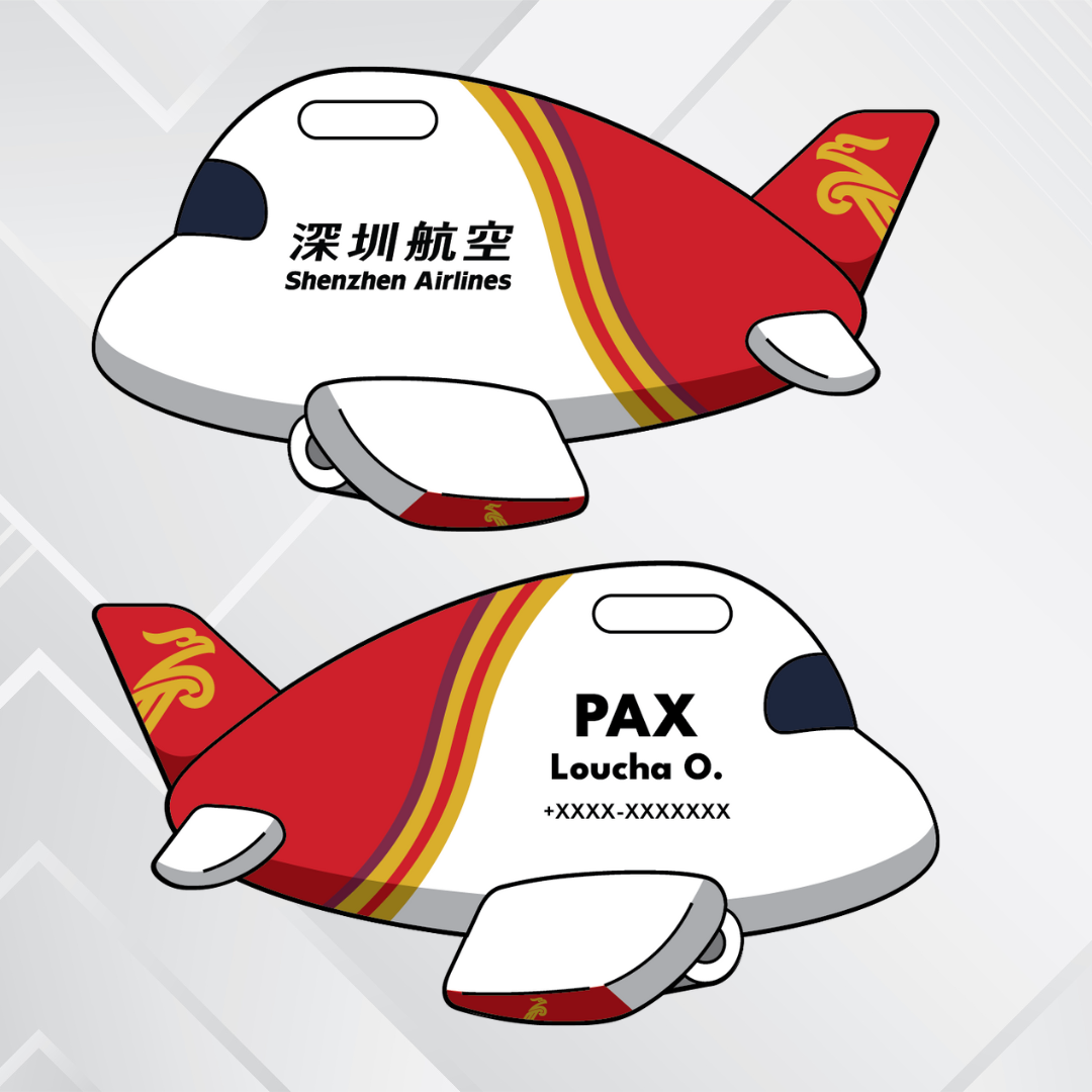 Airplane tag - Hong kong and China Airliners