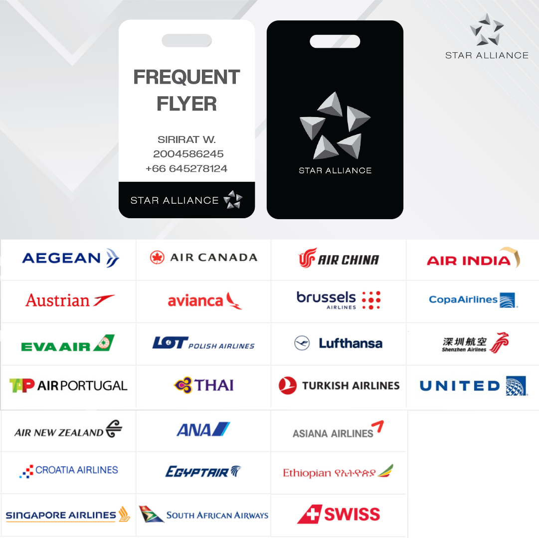 Airplane tag - Airline alliances