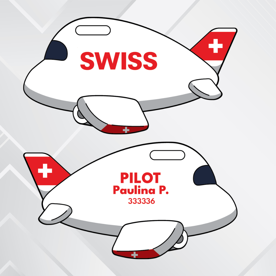 Airplane Tag - Europe Airliners