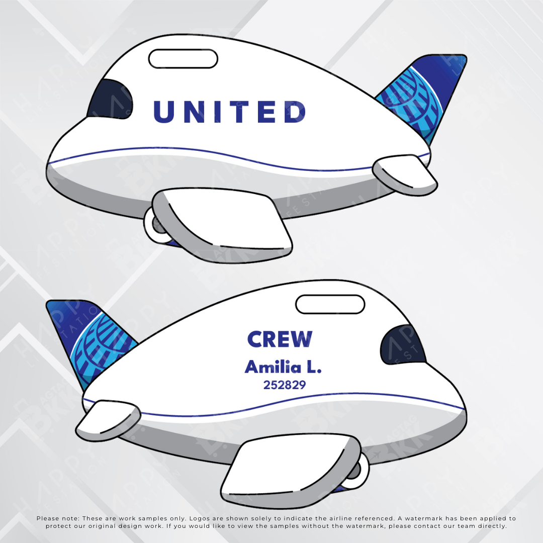 Airplane Tag - North America Airliners