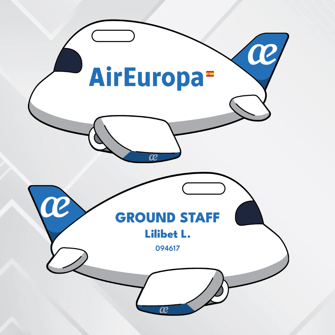 Airplane Tag - Europe Airliners