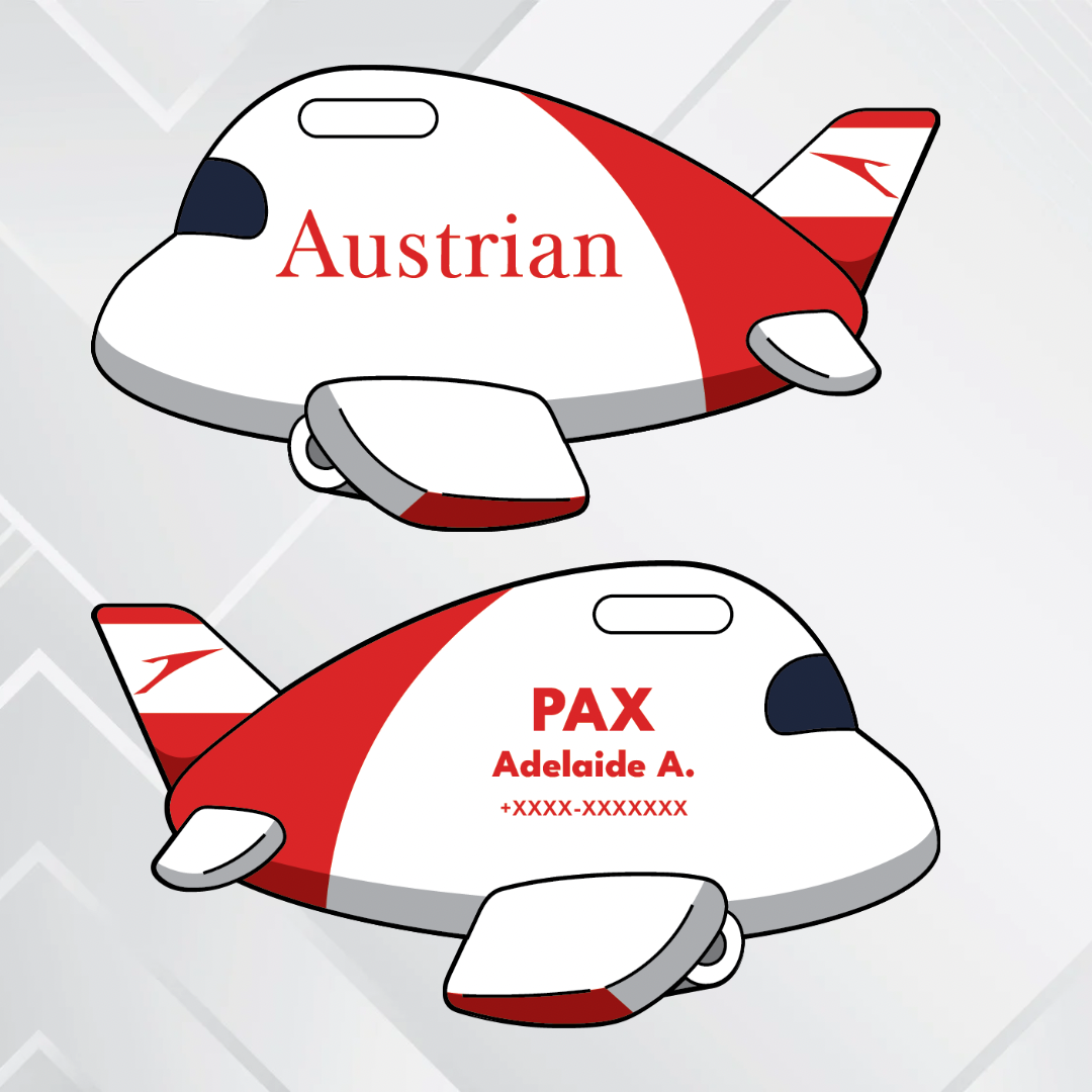 Airplane Tag - Europe Airliners