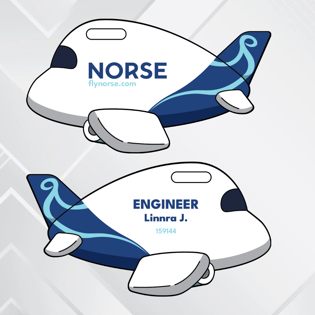 Airplane Tag - Europe Airliners