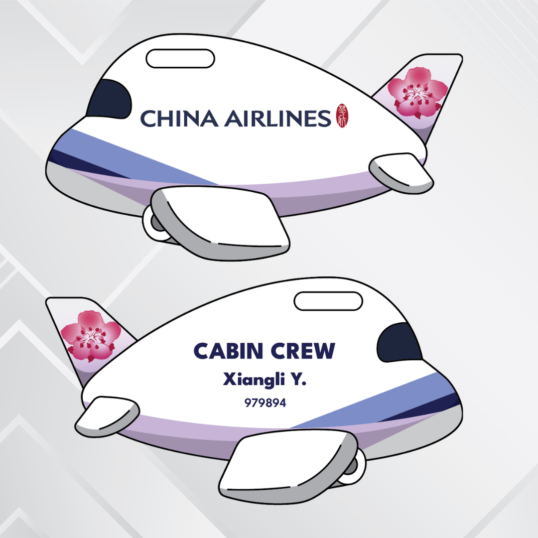 Airplane Tag - Taiwan Airliners