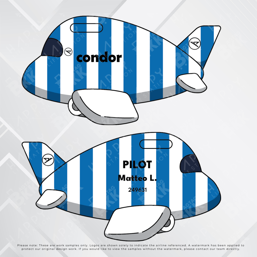 Airplane Tag - Europe Airliners