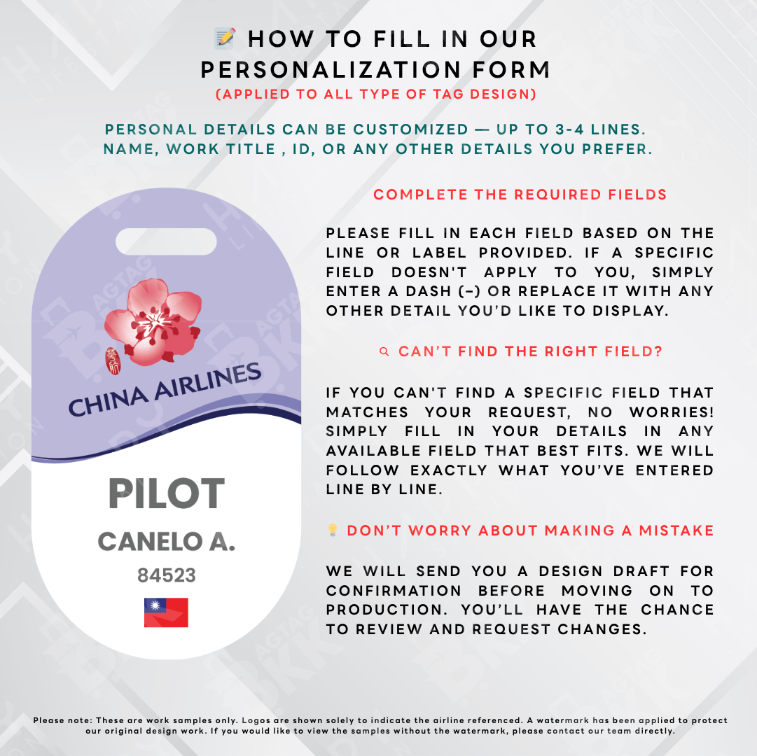 Air Arabia - Altitude Tag ( Stainless Steel Luggage Tag)