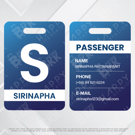 Passenger luggage tag collection 2