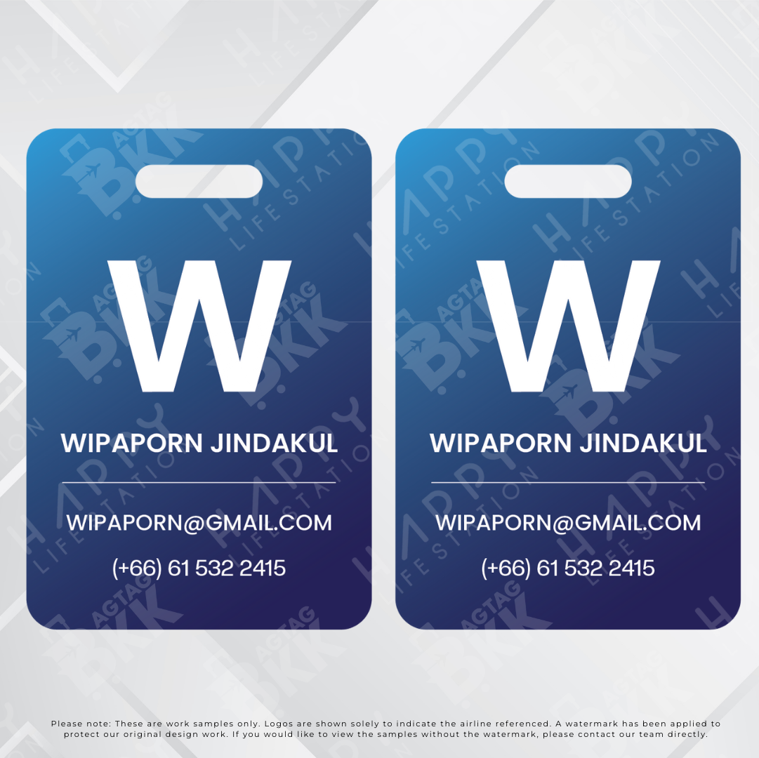Passenger luggage tag collection 2