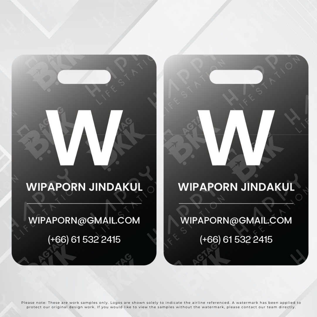 Passenger luggage tag collection 2