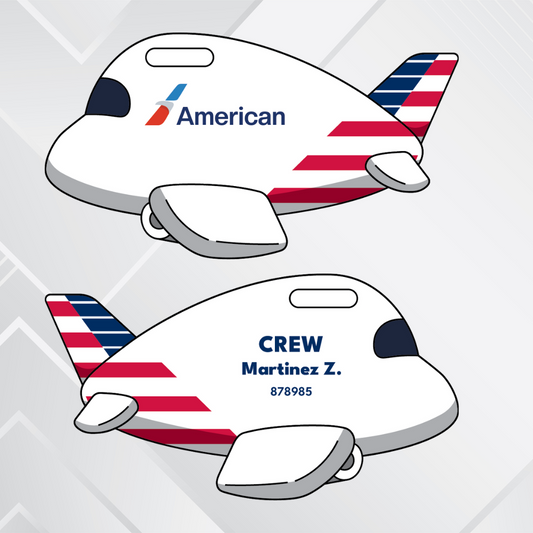 Airplane Tag - North America Airliners