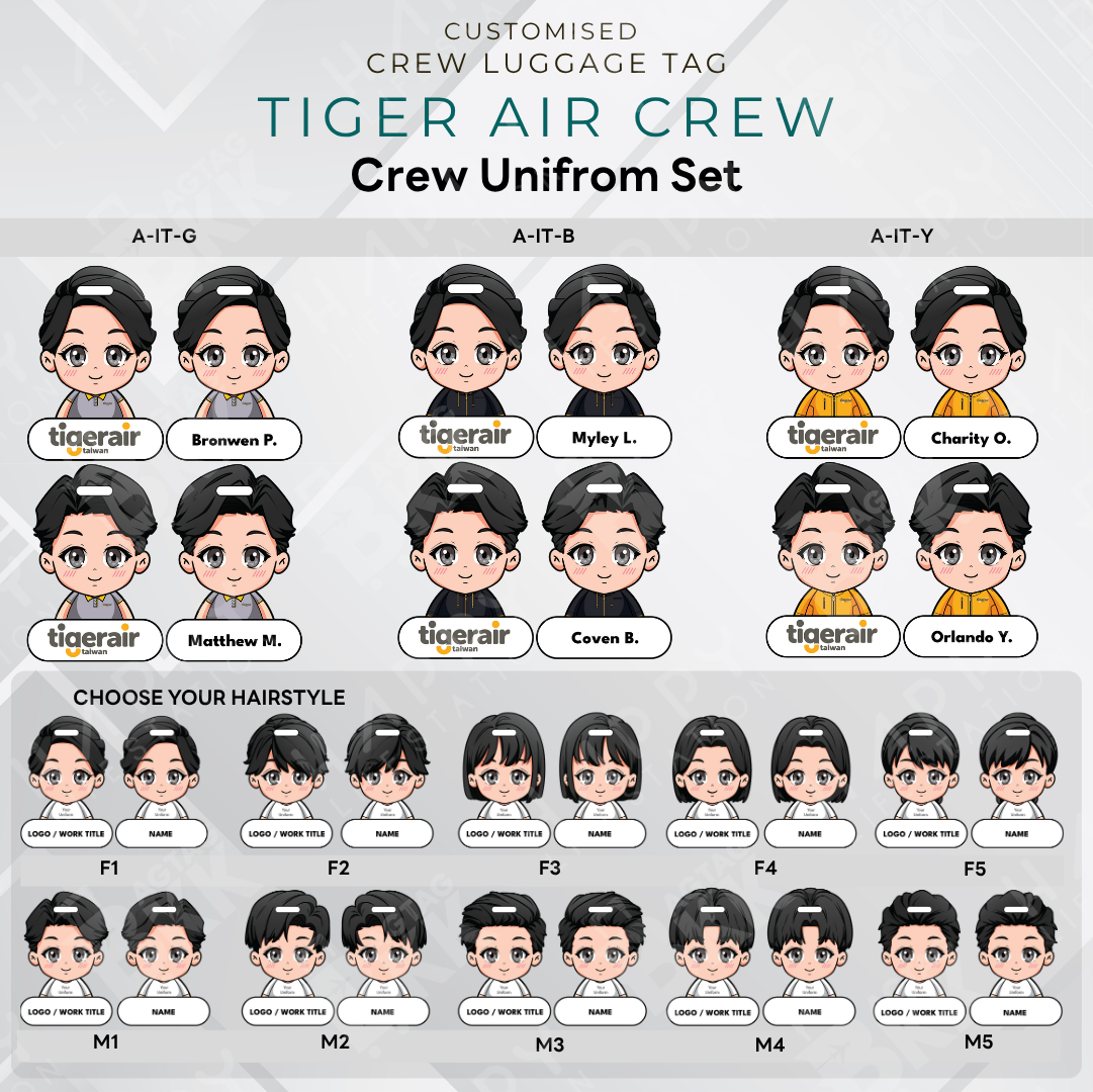 Anime - Tiger Air Ground Staff Uniform