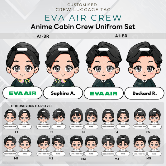 Anime Version - EVA Air Crew